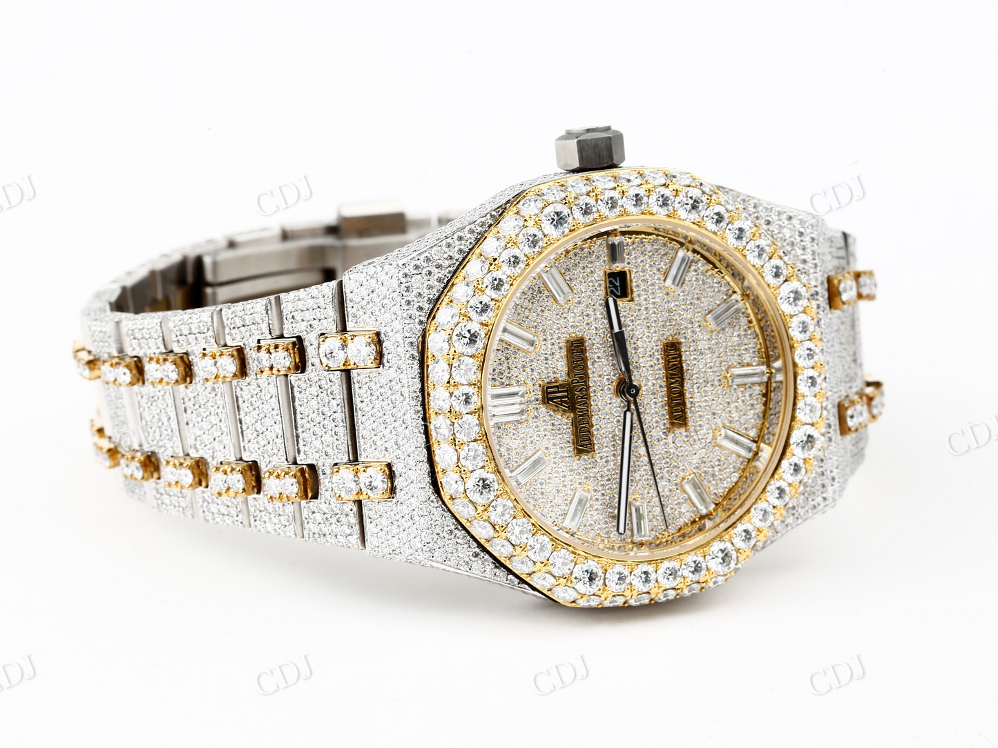 41MM Audemars Piguet Diamond Watch customdiamjewel