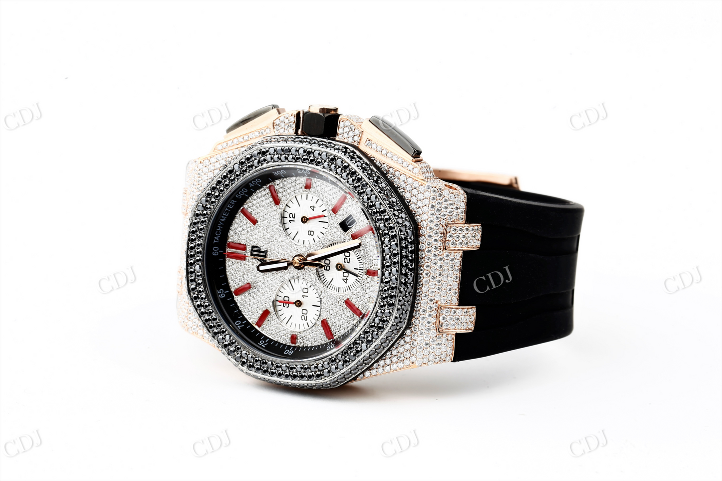 Moissanite Diamond AP Watch For Men customdiamjewel
