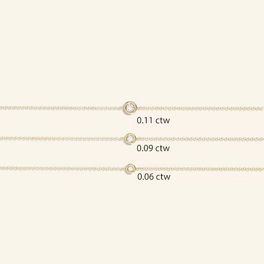 0.03CTW Natural Diamond Dainty Bracelet  customdiamjewel 10 KT Solid Gold Yellow Gold VVS-EF