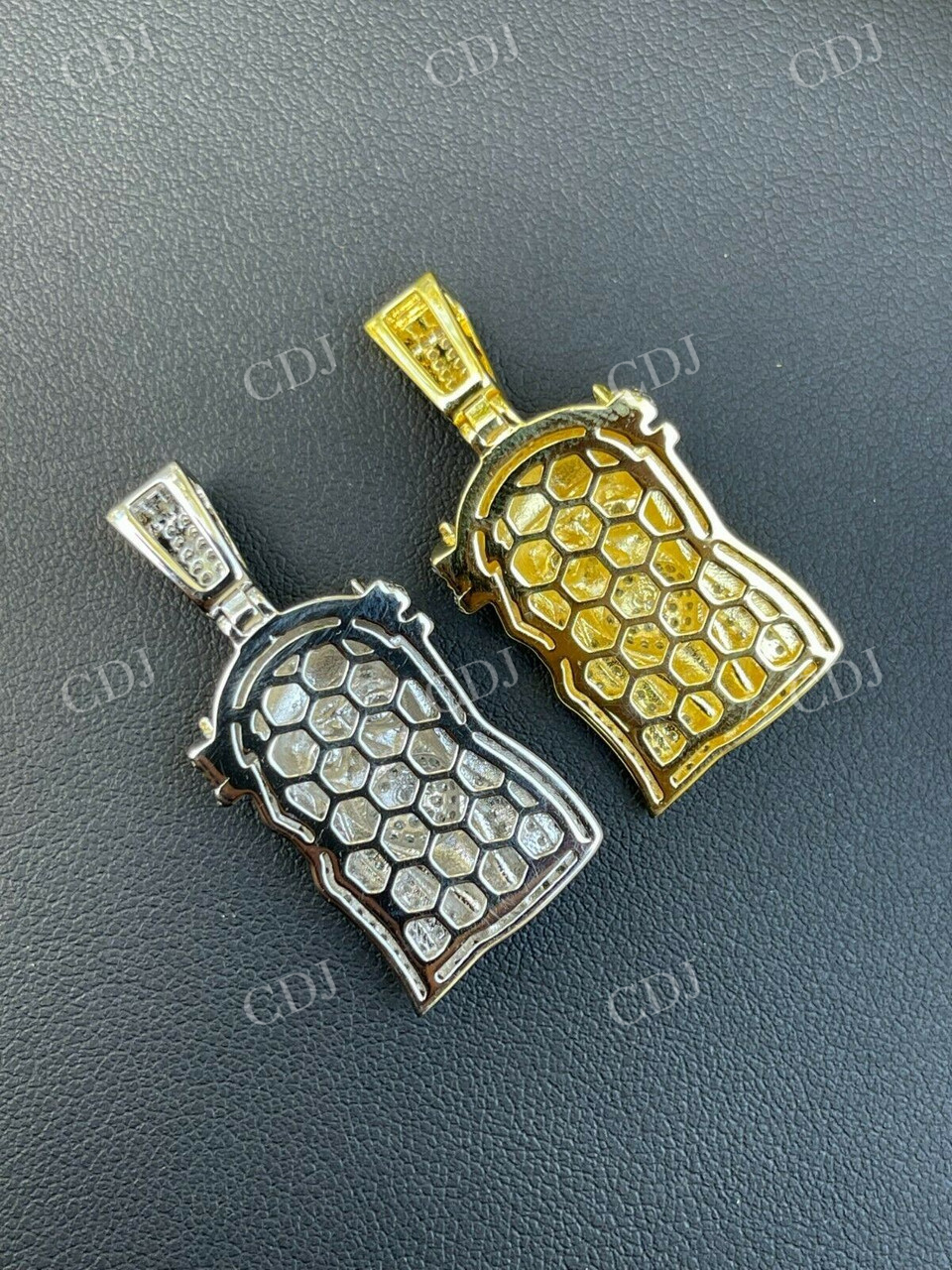 14K Gold Jesus Piece Diamond Pendant For Men customdiamjewel