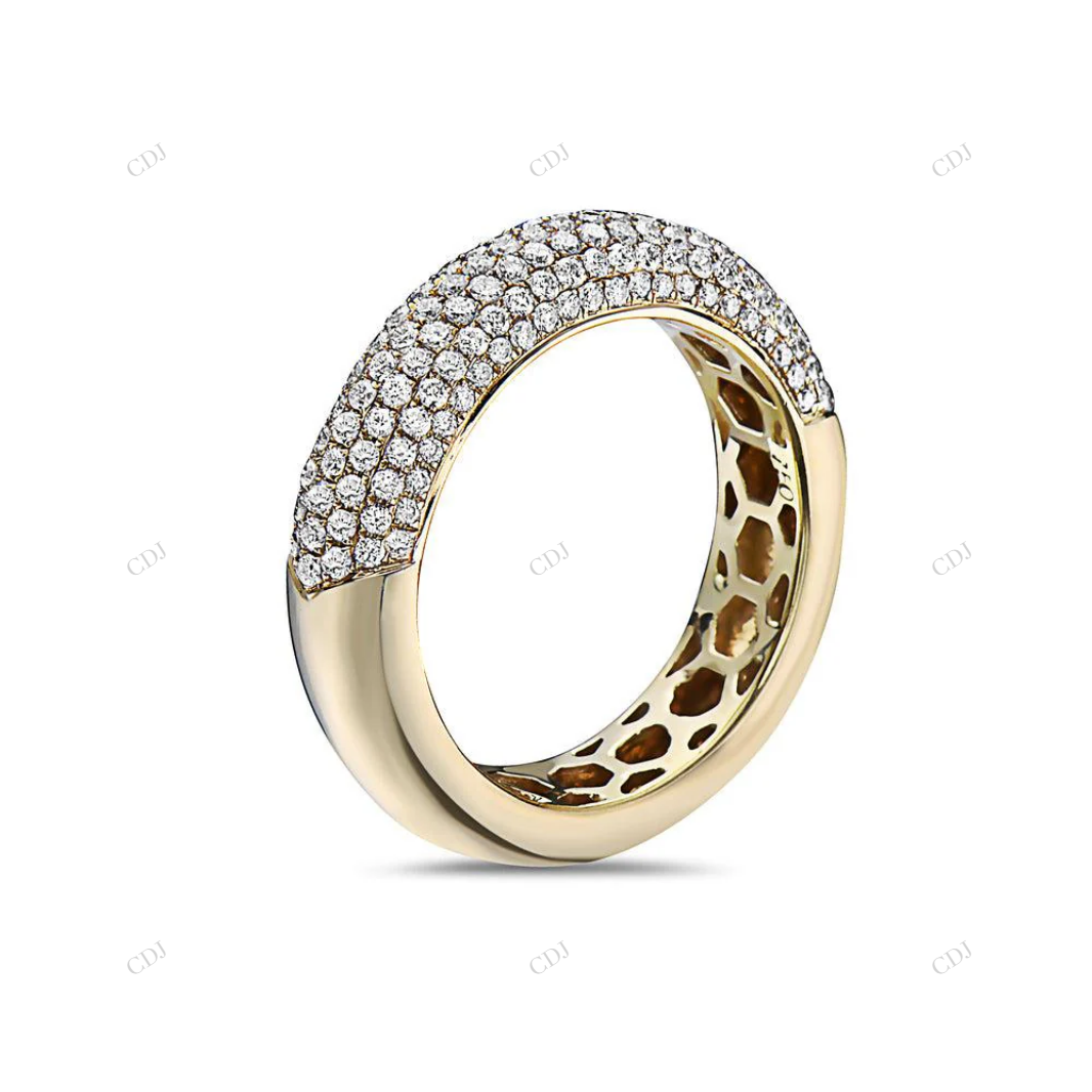 Unisex S925 Silver Moissanite Hip Hop Style Ring hip hop jewelry customdiamjewel