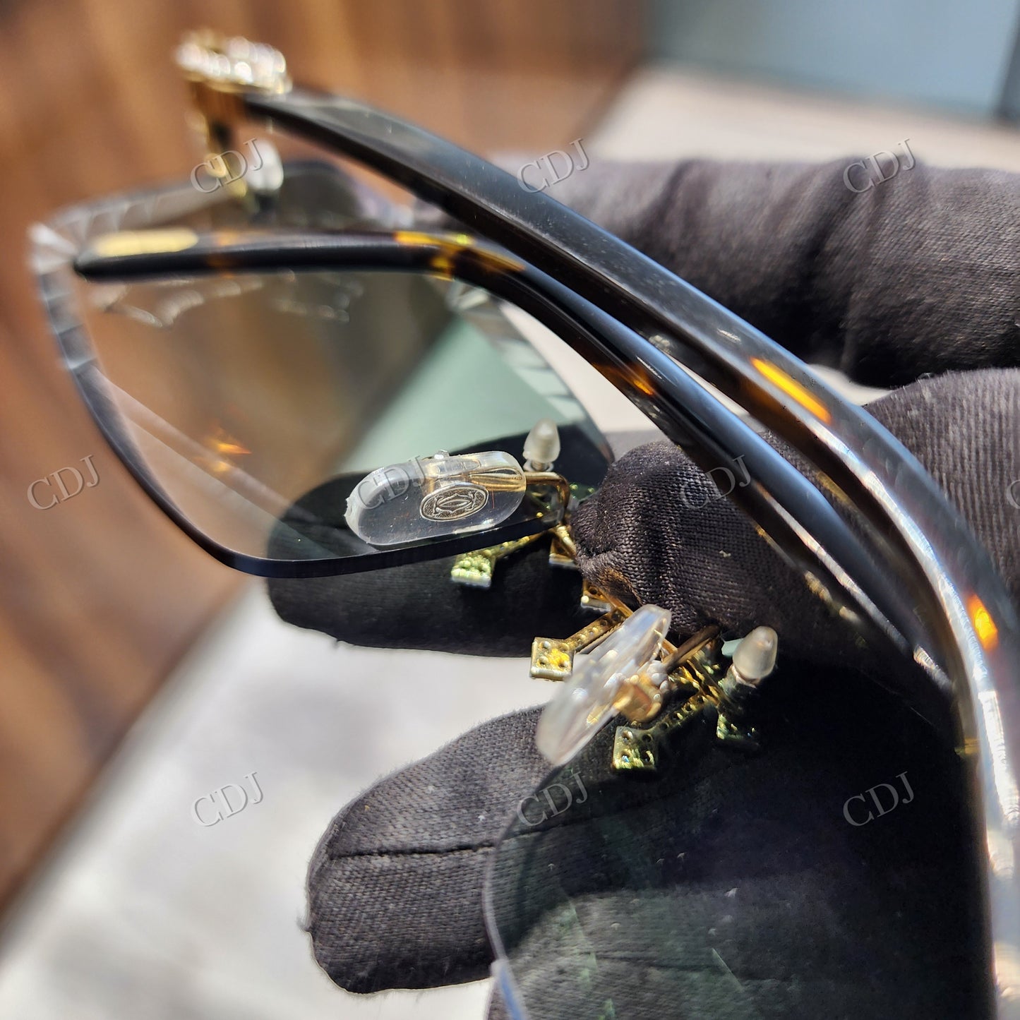 Hip Hop Moissanite Diamond Studded Cross Design Sunglasses hip hop jewelry CustomDiamJewel