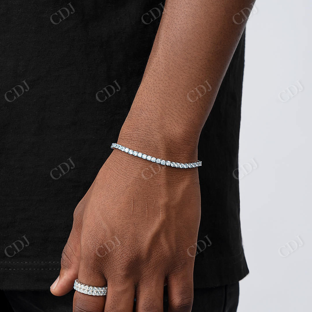 Hip Hop Diamond Tennis Bracelet CustomDiamJewel