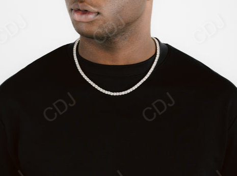 Hip Hop Round Diamond Party Wear Tennis Chain customdiamjewel