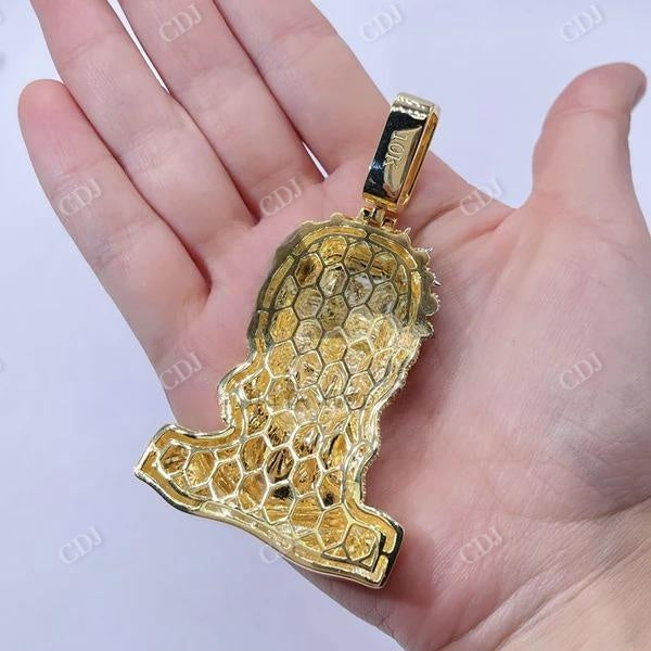 Hip Hip Iced Out Jesus Diamond Pendant customdiamjewel