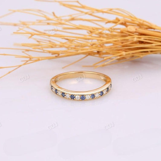 14k Solid Gold Curved Moissanite Wedding Band For Women  customdiamjewel   