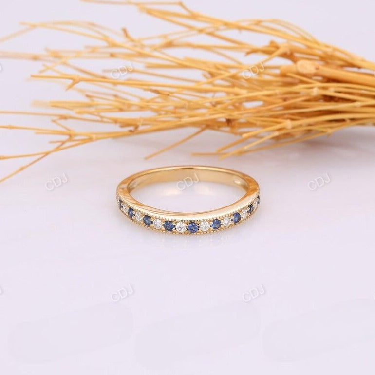 14k Solid Gold Curved Moissanite Wedding Band For Women  customdiamjewel   