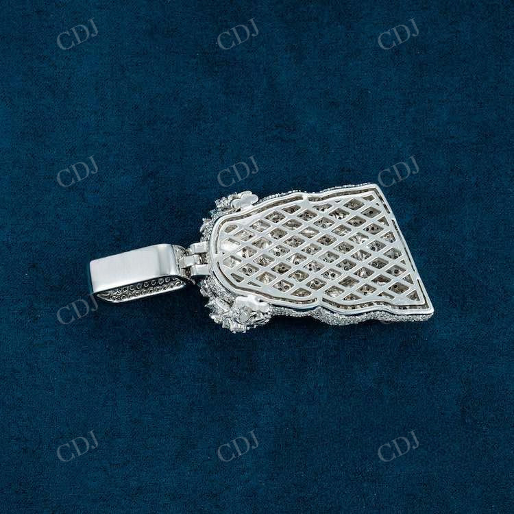 Jesus Face Full Iced Out Diamond Hip Hop Pendant customdiamjewel