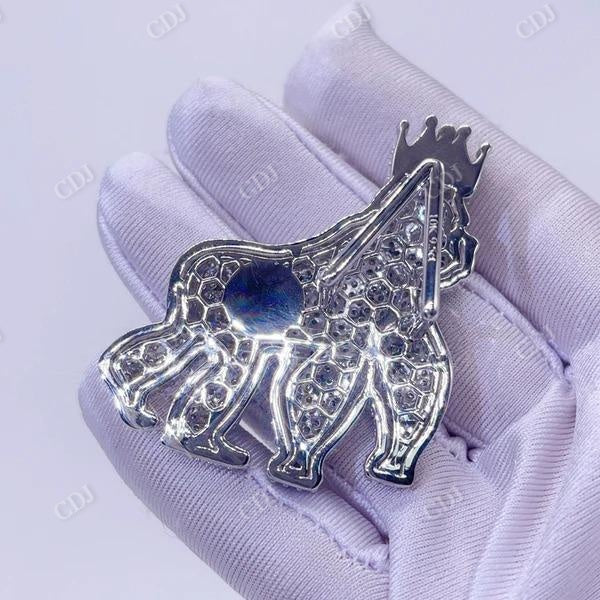 Diamond Iced Out Gorilla Pendant For Men customdiamjewel