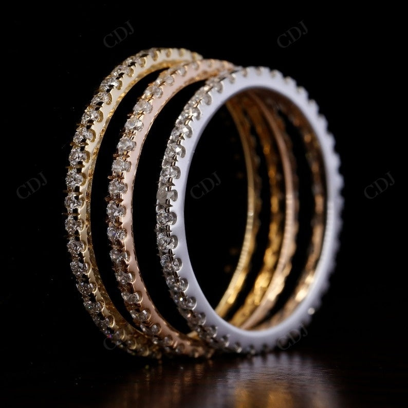 0.40CTW Full Eternity lab grown Wedding band customdiamjewel