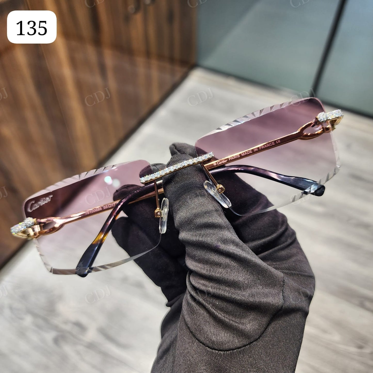 Top Quality Personalized GRA Certified Moissanite Sun Glasses For Womens hip hop jewelry CustomDiamJewel