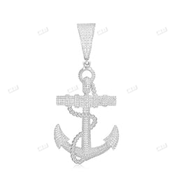 925 Sterling Silver Custom Hip Hop Diamond Pendant customdiamjewel