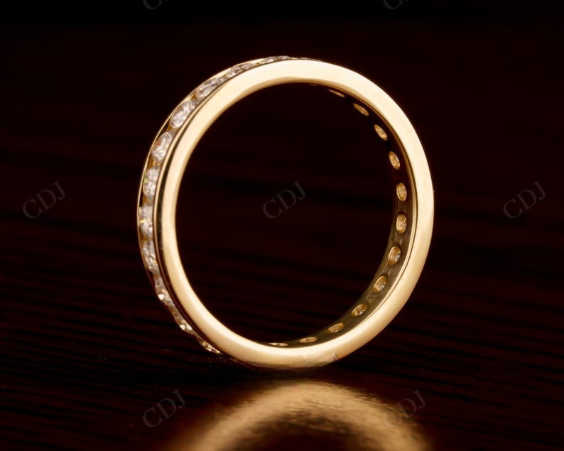 Channel Set 1.68CTW Lab grown diamond wedding band customdiamjewel