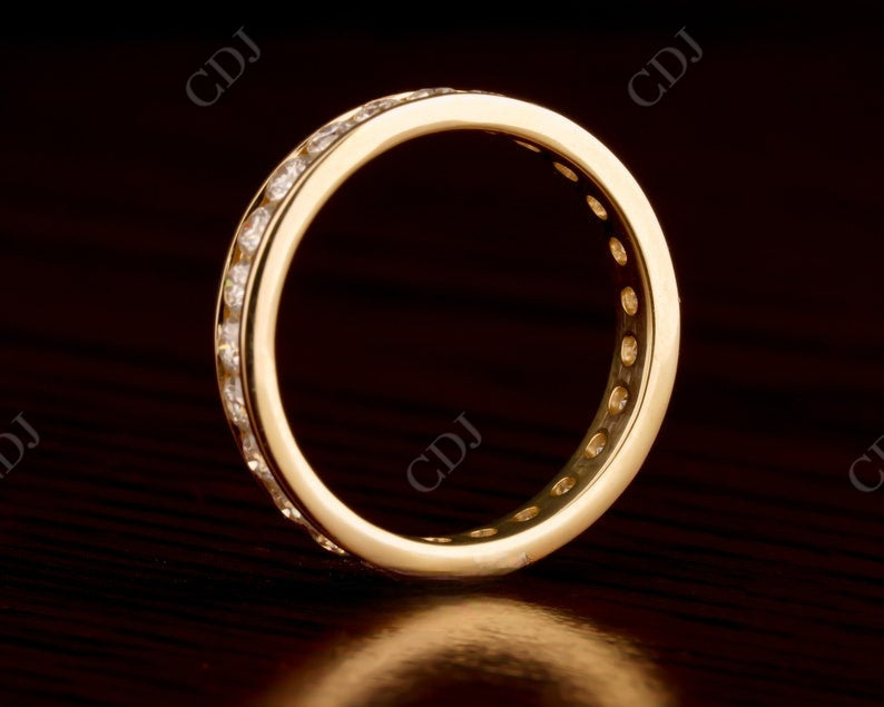 1.68CT Round Cut Natural Diamond Full Eternity Wedding Band customdiamjewel