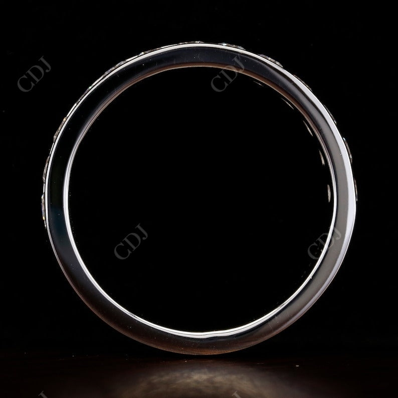 1.04CT Round Cut Real Diamond Channel Set Wedding Band customdiamjewel