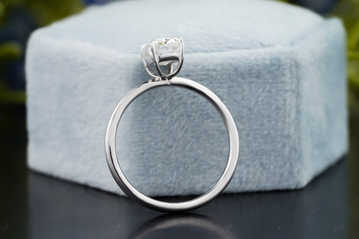 Elongated Cushion Lab Grown Diamond Ring customdiamjewel