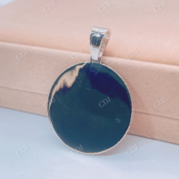 Memory Photo Diamond Pendant For Men customdiamjewel