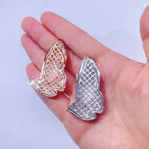 Iced Out Praying Diamond Hands Pendant customdiamjewel