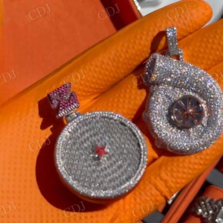 Luxury Hip Hop 10K Gold Pendant hip hop jewelry CustomDiamJewel