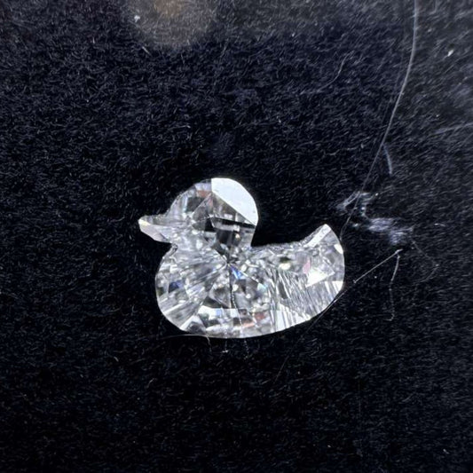 Duck shape Loose Fancy Cut Lab Grown Diamond  customdiamjewel   