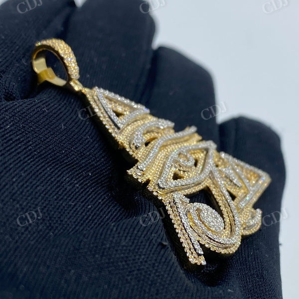 Hip Hop Moissanite Iced Out Luxury Pendant CustomDiamJewel