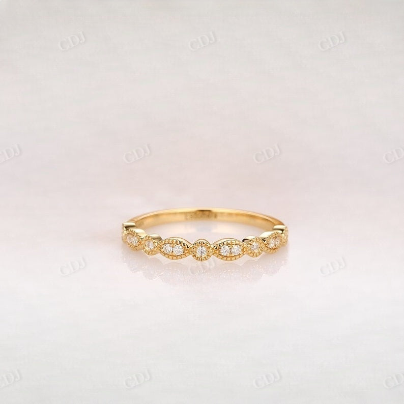 0.10CTW Unique Lab Grown Diamond Wedding Band Wedding Band customdiamjewel