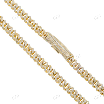 Exquisite Design Natural Diamond Cuban Link Chain hip hop jewelry CustomDiamJewel