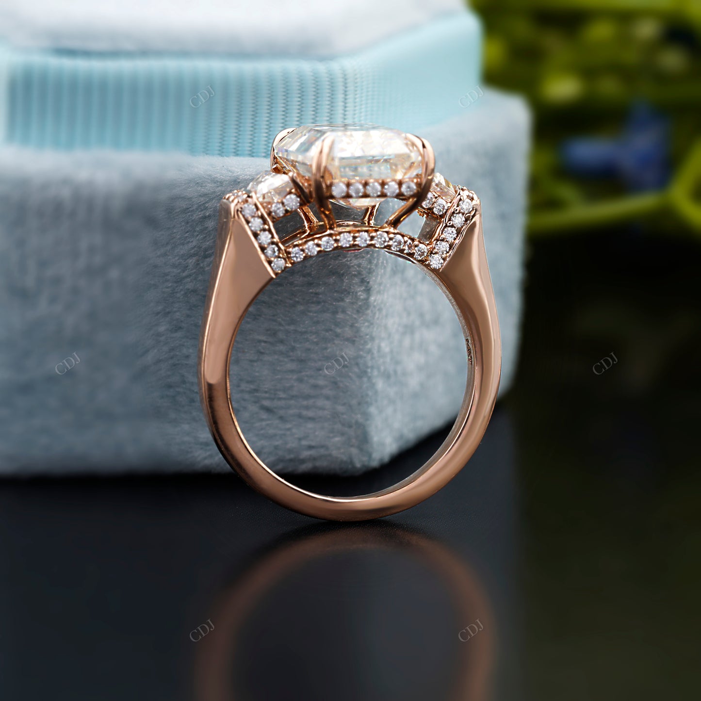 Trilogy Lab-Grown Diamond Engagement Ring