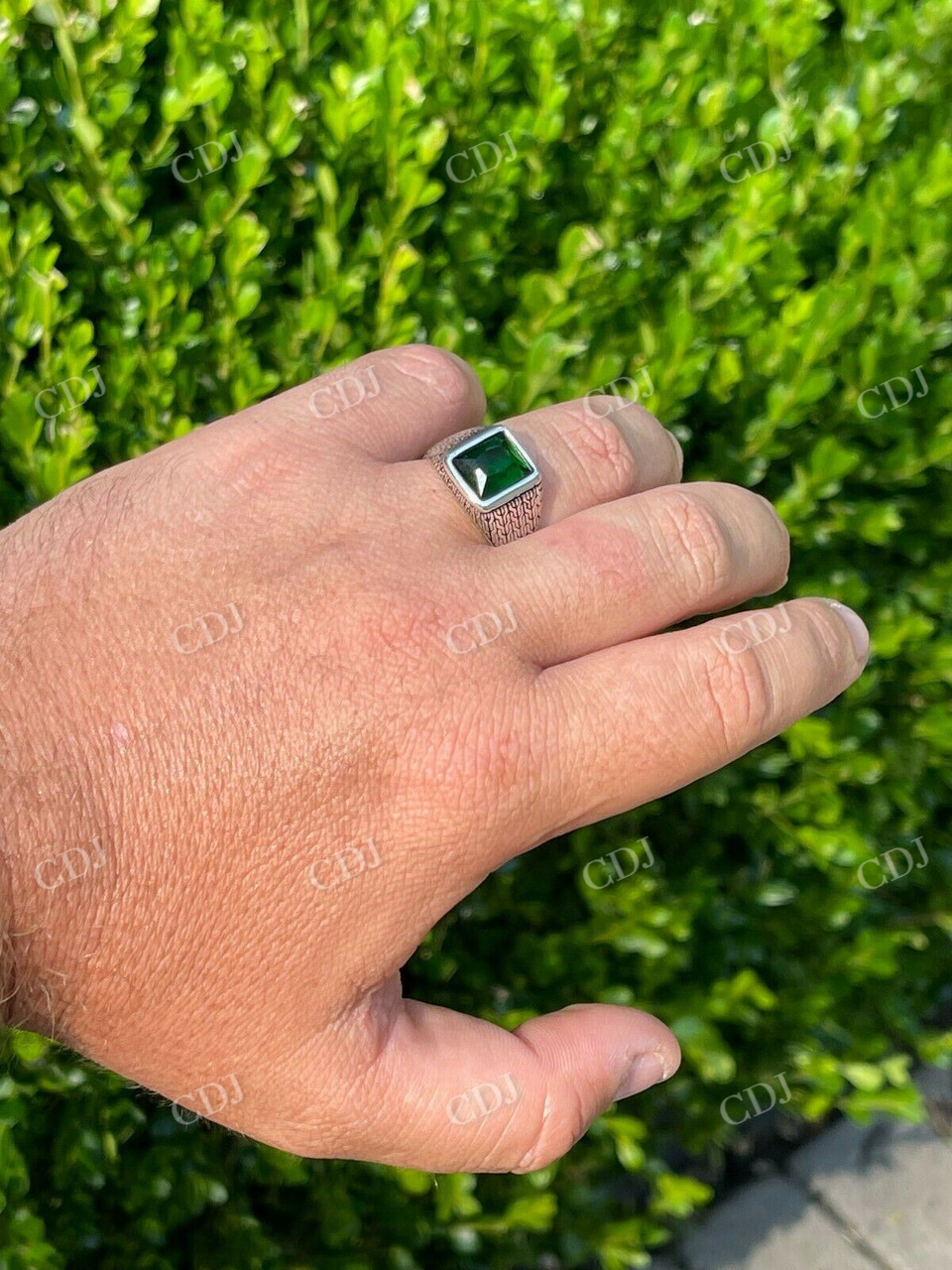 Classic Lab Created Emerald Ring customdiamjewel