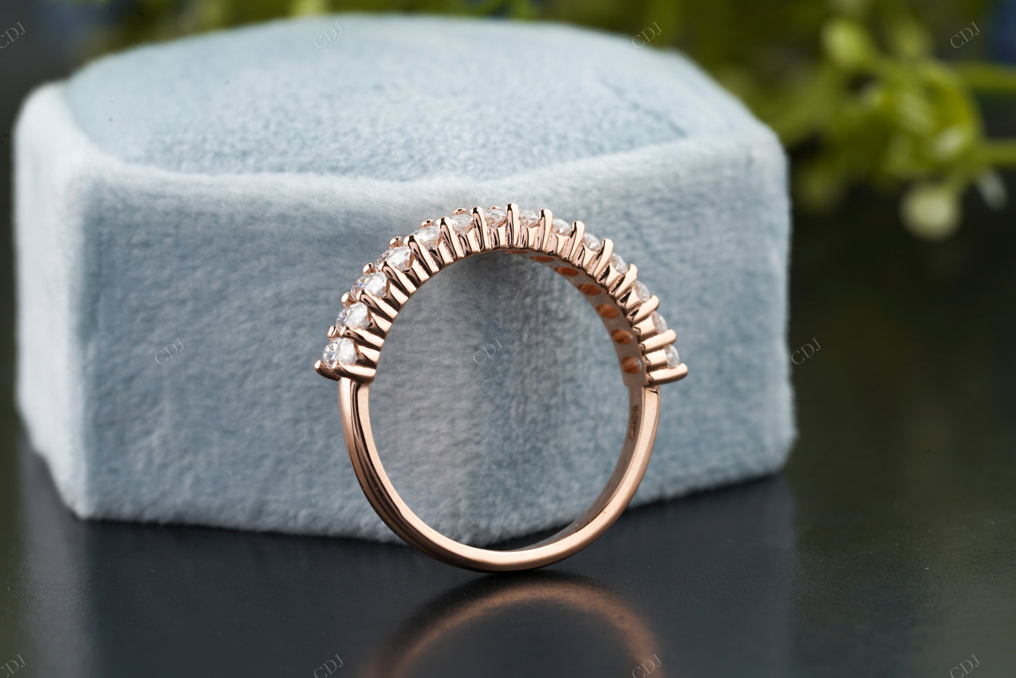 Oval Lab-Grown Diamond Stackable Band