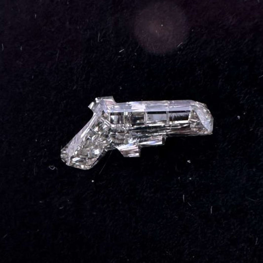 Antique Gun Fancy Shape Loose Lab Grown Diamond  customdiamjewel   