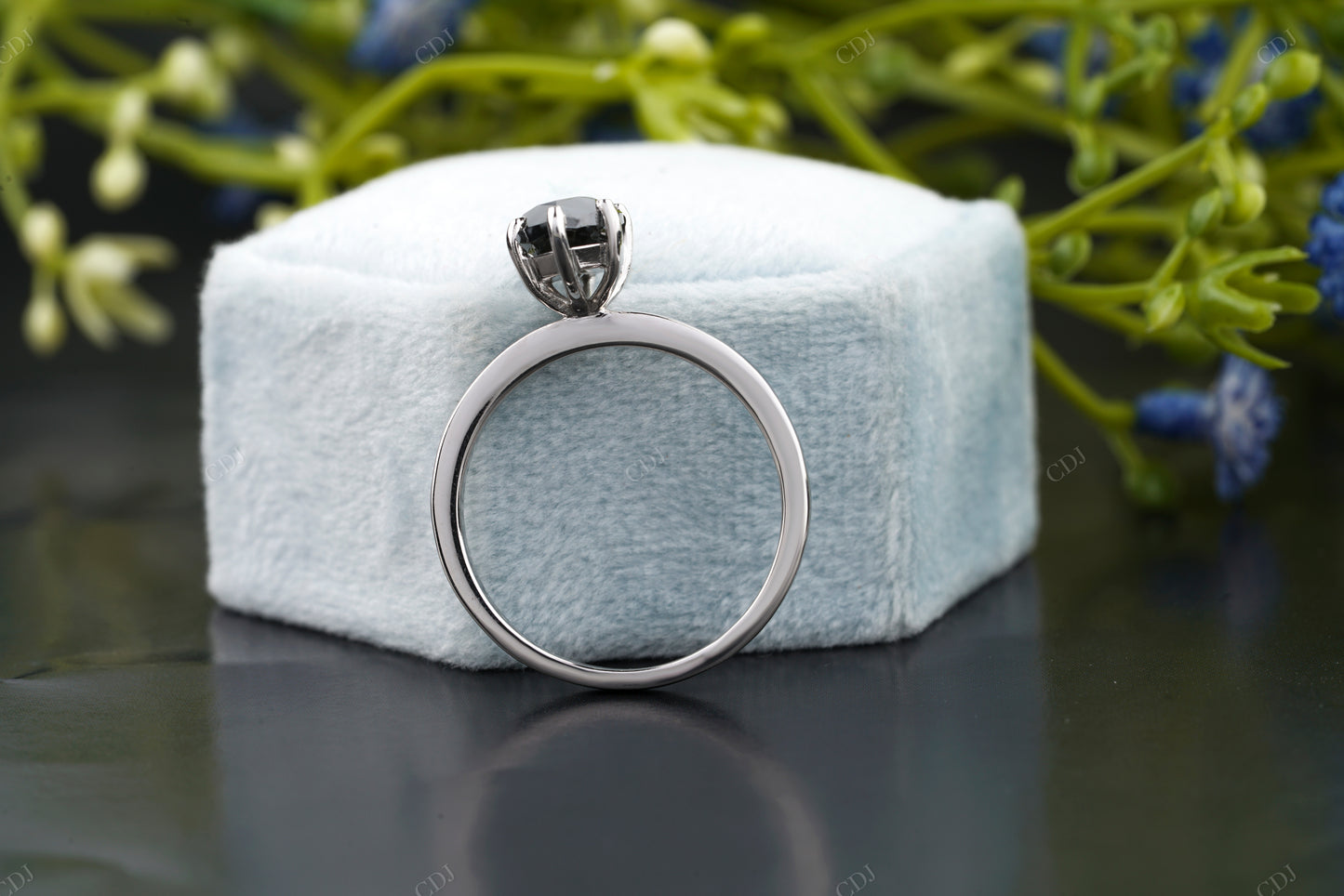 Moissanite Diamond Marquise Solitaire Ring