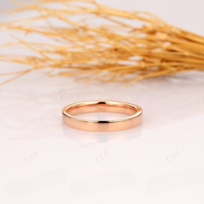 Plain Rose Gold Wedding Band Wedding Band customdiamjewel