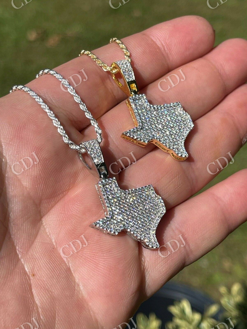 Hip Hop Texas State Shape Pendant customdiamjewel