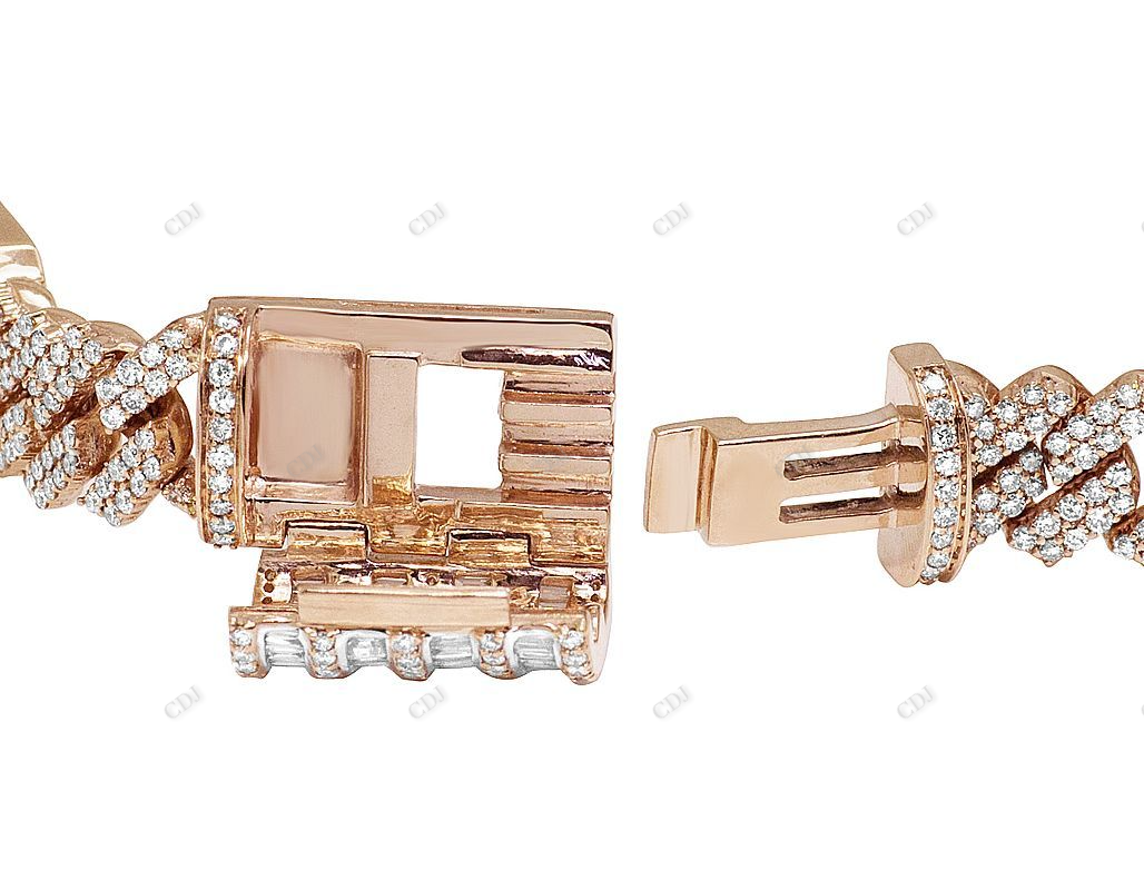 New Style Silver Moissanite Iced Out Cuban Bracelet