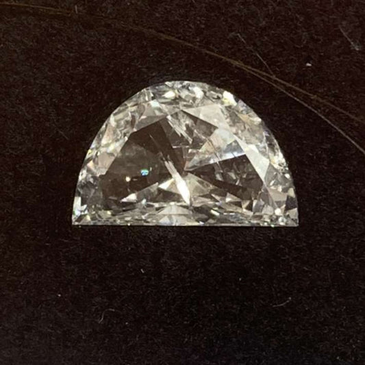 Antique Half Moon Fancy Lab Grown Diamond  customdiamjewel   