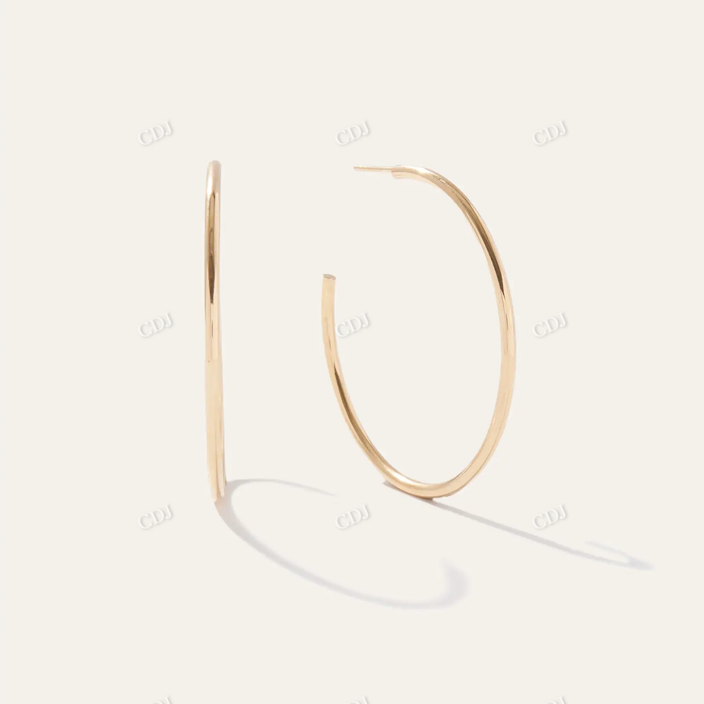 10K Gold Barcelona Women Hoops customdiamjewel