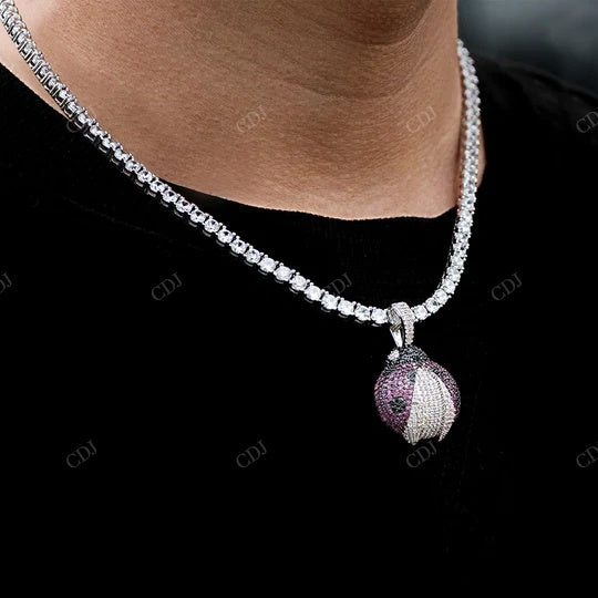 Fully Iced Out Lady Bug Inserts Hip Hop Pendant hip hop jewelry CustomDiamJewel