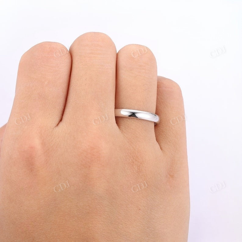 3mm Plain Gold Wedding Band for Women customdiamjewel