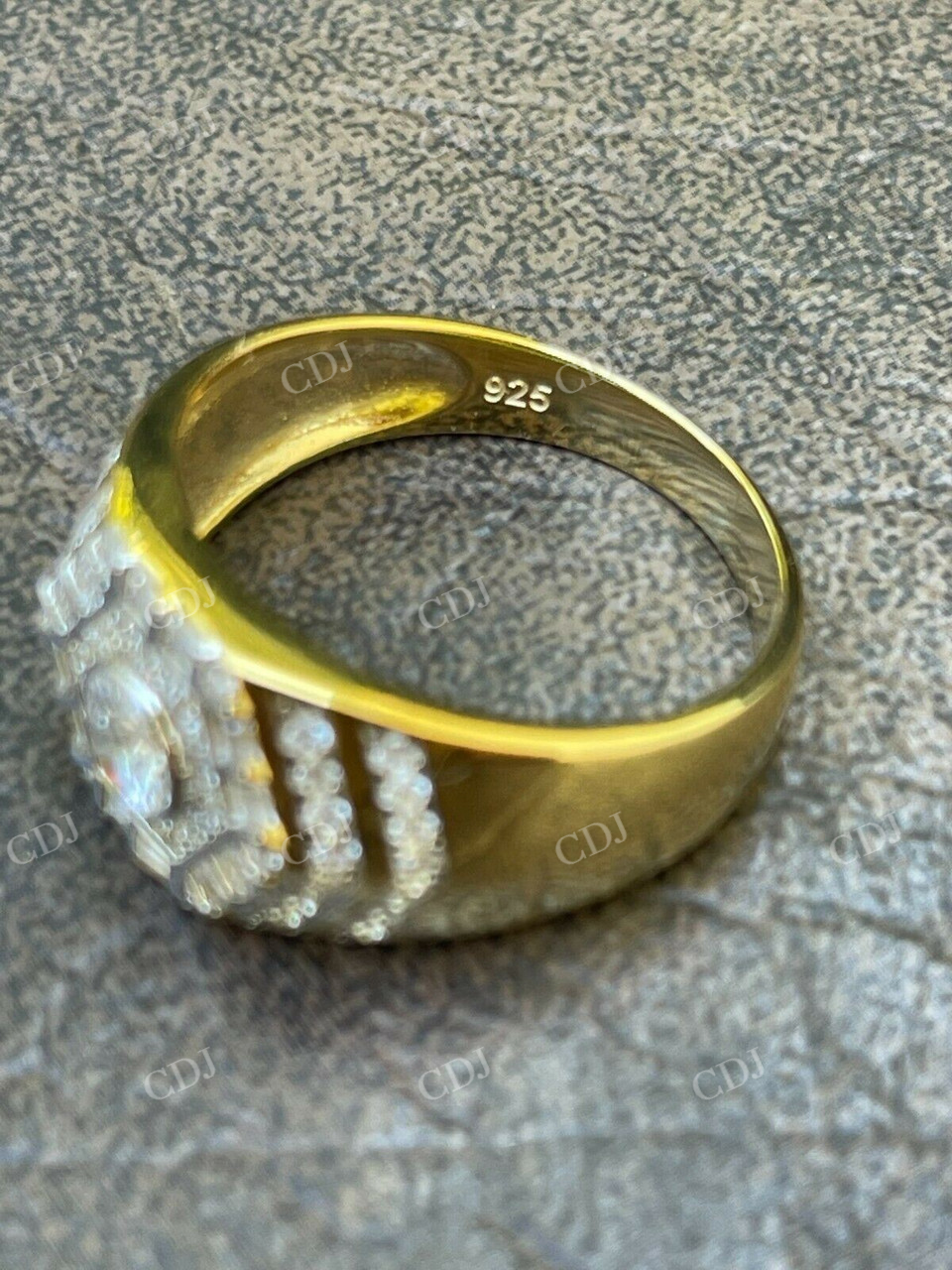 Diamond Cluster Hip Hop Ring customdiamjewel