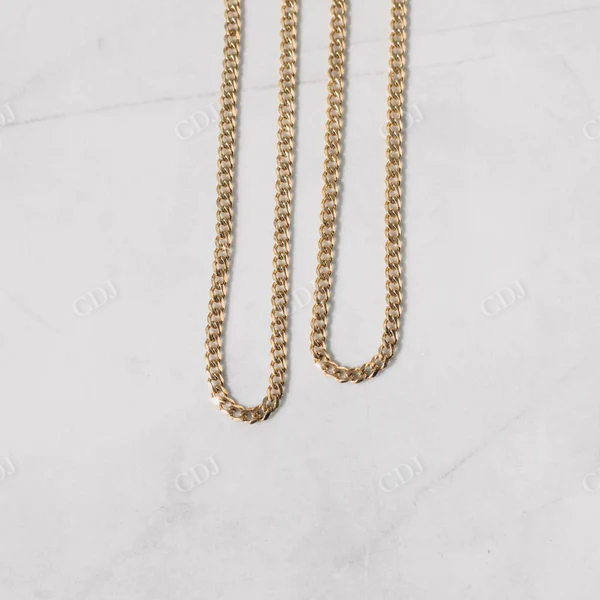 Gold Plated Hip Hop Miami Cuban Chain Necklace customdiamjewel