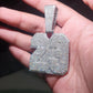 Iced Out Moissanite 23 Number Hip Hop Pendant hip hop jewelry customdiamjewel   