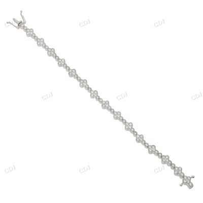 Luxury High Quality Moissanite Cross Bracelet hip hop jewelry CustomDiamJewel