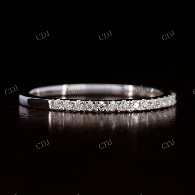 1.2mm Round Diamond Thin Eternity Daily Wear Band customdiamjewel
