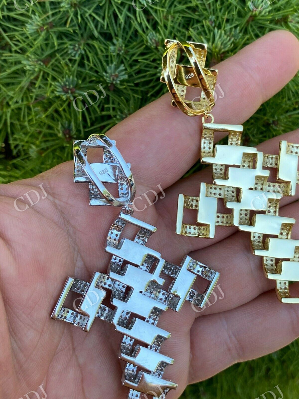 Men's Cuban Cross Gold Pendant customdiamjewel