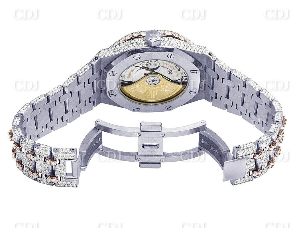 Customized VVS Moissanite AP Hip Hop Diamond Watch customdiamjewel