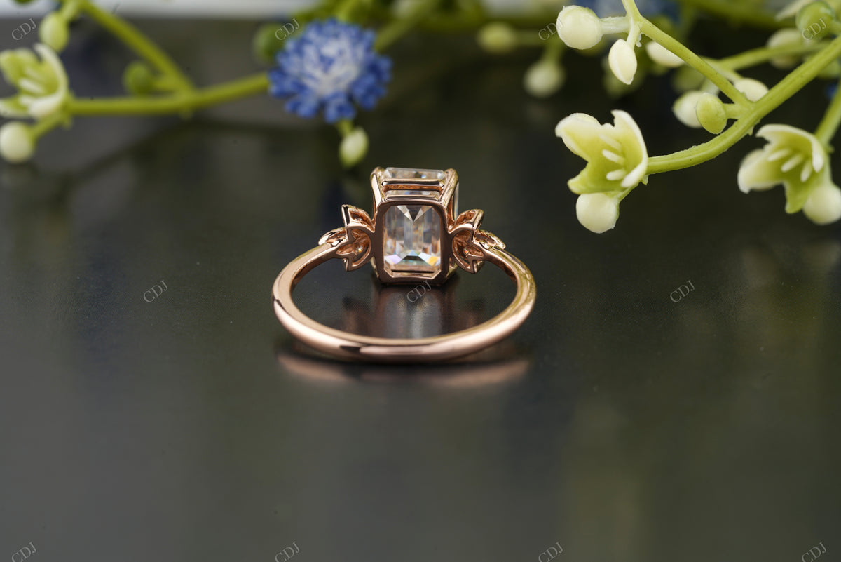 Emerald Cut Lab-Grown Diamond Ring customdiamjewel