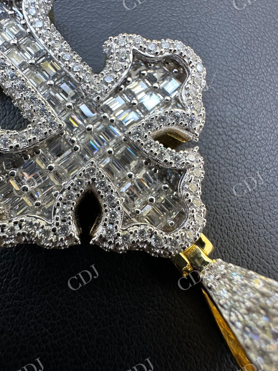 Gothic Tupac Cross Pendant customdiamjewel