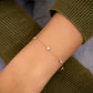 0.50CTW Lab Grown Diamond Cluster Stacking Bracelet  customdiamjewel   