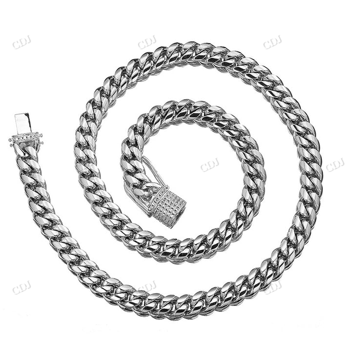 6 - 18MM Miami Cuban Chain hip hop jewelry CustomDiamJewel